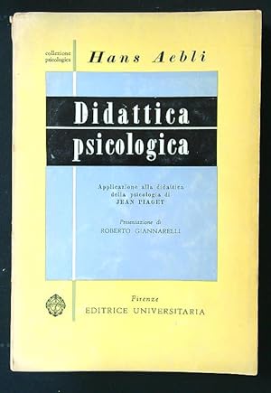 Immagine del venditore per Didattica psicologica venduto da Librodifaccia