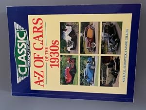 Image du vendeur pour A-Z of Cars of the 1930s mis en vente par SallyMcGillBooks