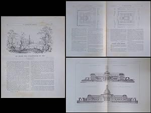 CONSTRUCTION MODERNE n°48 1893 CONCOURS PRIX DE ROME, DUSART, CHAUSSEMICHE