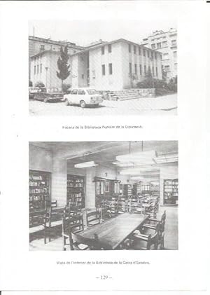 Bild des Verkufers fr LAMINA 27105: Biblioteca Popular de la Diputacion e interior de la biblioteca de la Caixa zum Verkauf von EL BOLETIN