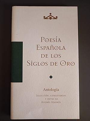 Immagine del venditore per Poesa Espaola de los Siglos de Oro. Antologa. venduto da MUNDUS LIBRI- ANA FORTES