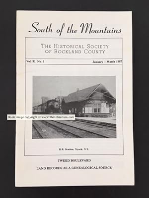 South of the Mountains, Vol. 31, No. 1 (January-March 1987)