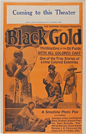 Seller image for THE NORMAN STUDIOS PRESENTS BLACK GOLD for sale by William Reese Company - Americana