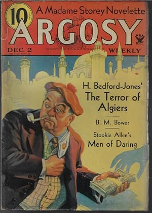 Bild des Verkufers fr ARGOSY Weekly: December, Dec. 3, 1933 ("The Outlaws of Mars") zum Verkauf von Books from the Crypt