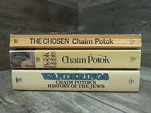 Seller image for 3 Chaim Potok Novels (The Chosen, Book of Lights, Wanderings History of the Jews) for sale by Archives Books inc.