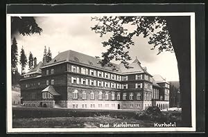 Ansichtskarte Bad Karlsbrunn, Kurhotel im Ort