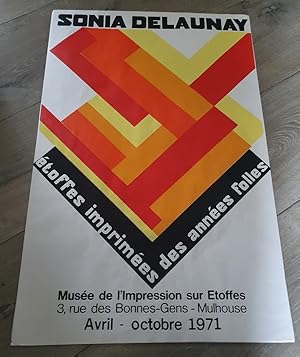 Affiche Sonia Delaunay - Exposition à Mulhouse Avril / Octobre 1971