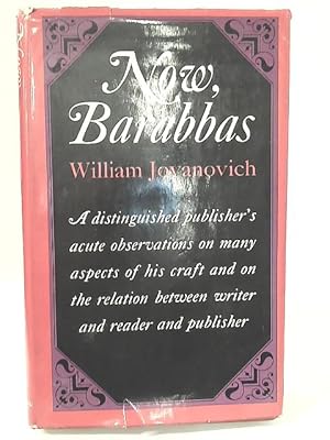 Seller image for Now, Barabbas. for sale by World of Rare Books