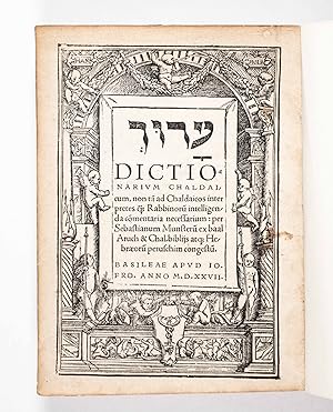 Seller image for Arukh: Dictionarium Chaldaicum for sale by ERIC CHAIM KLINE, BOOKSELLER (ABAA ILAB)