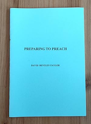 Seller image for Preparing to Preach for sale by Peter & Rachel Reynolds