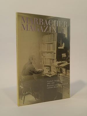 Bild des Verkufers fr Friedrich Theodor Vischer 1807 - 1887. Marbacher Magazin 44/1987. zum Verkauf von ANTIQUARIAT Franke BRUDDENBOOKS