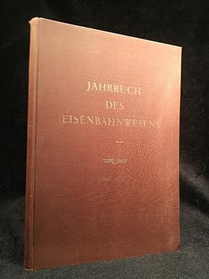 Imagen del vendedor de Jahrbuch des Eisenbahnwesens 1949 - 1950 a la venta por ANTIQUARIAT Franke BRUDDENBOOKS