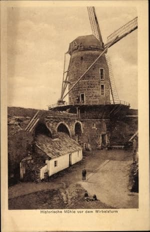 Bild des Verkufers fr Ansichtskarte / Postkarte Zons Dormagen Niederrhein, Windmhle, Vor dem Wirbelsturm 1909 zum Verkauf von akpool GmbH
