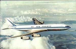 Ansichtskarte / Postkarte Französisches Passagierflugzeug, Boeing 707 Intercontinental, Air France