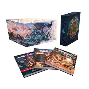 Bild des Verkufers fr Dungeons & Dragons Rules Expansion Gift Set (D&d Books)-: Tasha\ s Cauldron of Everything + Xanathar\ s Guide to Everything + Monsters of the Multiverse zum Verkauf von moluna