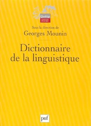 Image du vendeur pour dictionnaire de la linguistique (4e dition) mis en vente par Chapitre.com : livres et presse ancienne
