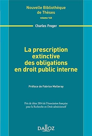 la prescription extinctive des obligations en droit public