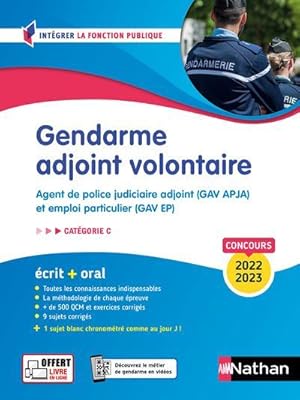 gendarme adjoint volontaire (édition 2022/2023)