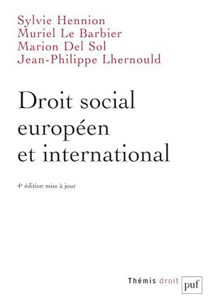 droit social européen et international