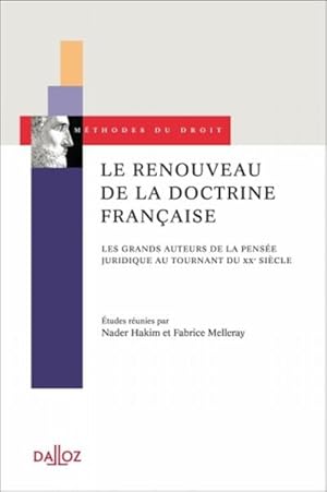 Image du vendeur pour Le renouveau de la doctrine franaise mis en vente par Chapitre.com : livres et presse ancienne