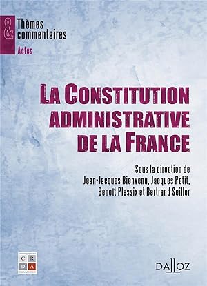 Image du vendeur pour la constitution administrative de la France mis en vente par Chapitre.com : livres et presse ancienne