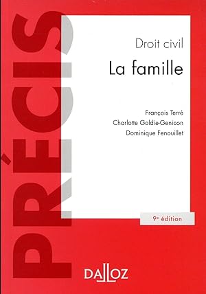 droit civil ; la famille (9e édition)
