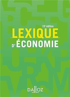 lexique d'économie (15e édition)