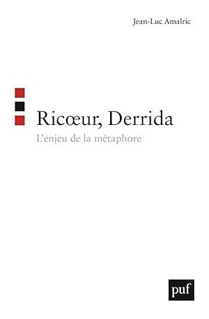 Bild des Verkufers fr Ricoeur, Derrida zum Verkauf von Chapitre.com : livres et presse ancienne