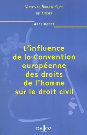 L'influence de la Convention européenne des droits de l'homme sur le droit civil