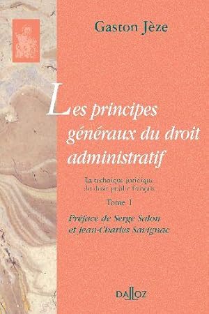 Les principes généraux du droit administratif. 1. Les principes généraux du droit administratif. ...