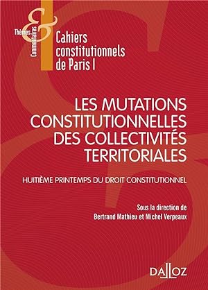 Seller image for cahiers constitutionnels de Paris I for sale by Chapitre.com : livres et presse ancienne