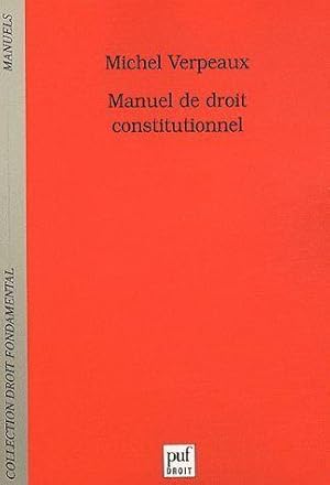 Manuel de droit constitutionnel