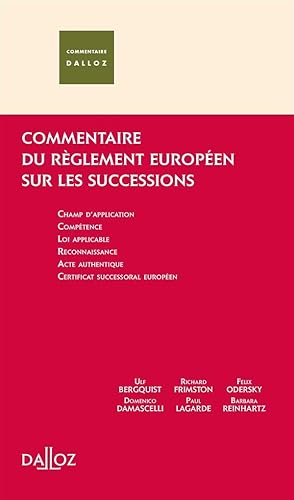 règlement UE sur les successions transnationales