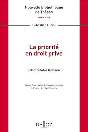 la priorité en droit privé