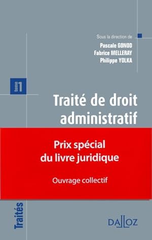 Seller image for trait de droit administratif. Tome 1 for sale by Chapitre.com : livres et presse ancienne