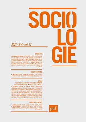 REVUE SOCIOLOGIE n.4 (édition 2021)