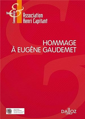 hommage à Eugène Gaudemet