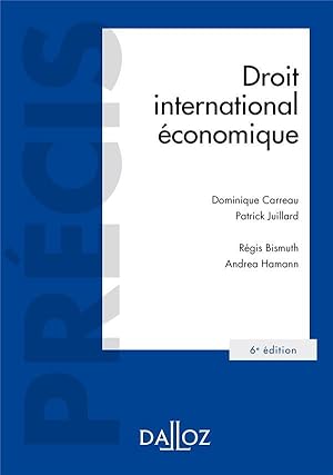 droit international économique (6e édition)