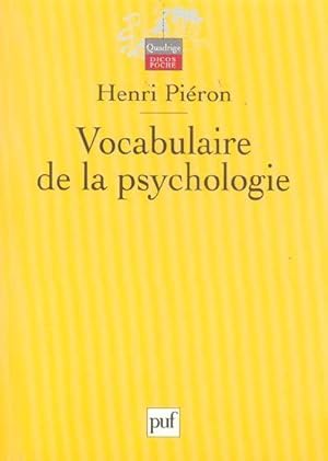 vocabulaire de la psychologie