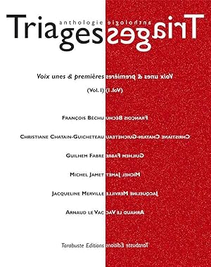 Seller image for triages anthologie vol. i (2014) for sale by Chapitre.com : livres et presse ancienne
