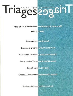 Seller image for triages anthologie vol. ii (2017) for sale by Chapitre.com : livres et presse ancienne