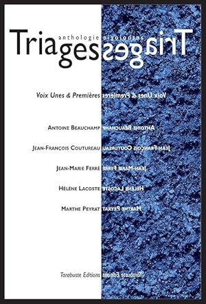 Seller image for triages anthologie vol. i (2021) for sale by Chapitre.com : livres et presse ancienne