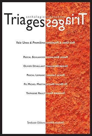 Seller image for triages anthologie vol ii (2021) for sale by Chapitre.com : livres et presse ancienne