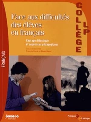 face aux difficultés des élèves en français ; livre de l'enseignant