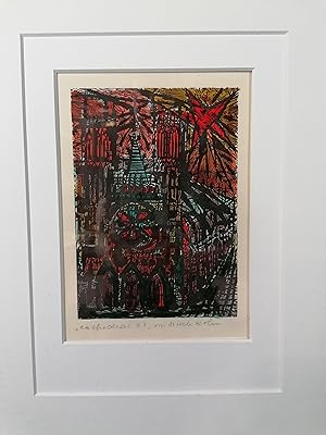 Holzstich.Notre Dame Paris, 1949. Edition: Albert Graf-Bourquin, Arbon. Exemplar EA, vom Künstler...