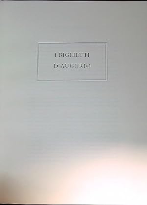 Bild des Verkufers fr Biglietti d'augurio zum Verkauf von Librodifaccia