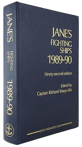 Seller image for JANE'S FIGHTING SHIPS 1989-90 for sale by Kay Craddock - Antiquarian Bookseller