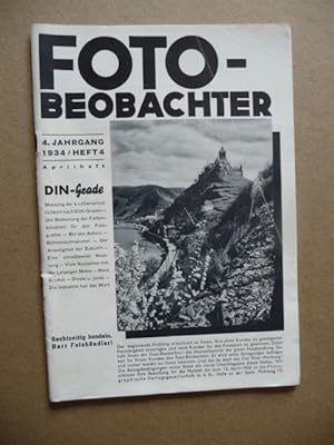 - Foto-Beobachter. 4. Jg. 1934, Heft 4, Aprilheft ("Reiseheft") -
