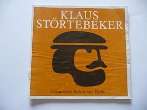 Imagen del vendedor de Klaus Strtebeker. Dramatische Ballade von KuBa. Programmheft zur Auffhrung 1982 in Ralswieck [auf Rgen] auf der Freilichtbhne a la venta por Uli Eichhorn  - antiquar. Buchhandel