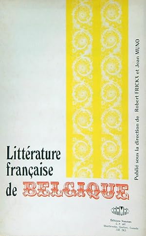 Immagine del venditore per Litterature francaise de Belgique venduto da Librodifaccia